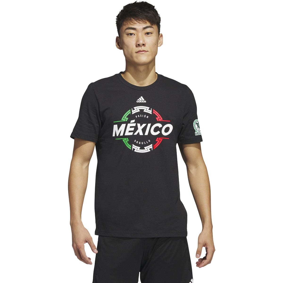 adidas Men&#39;s Mexico Ball Tee | HR7243 Jersey Adidas Adult Small Black / Soccr-Mxs 