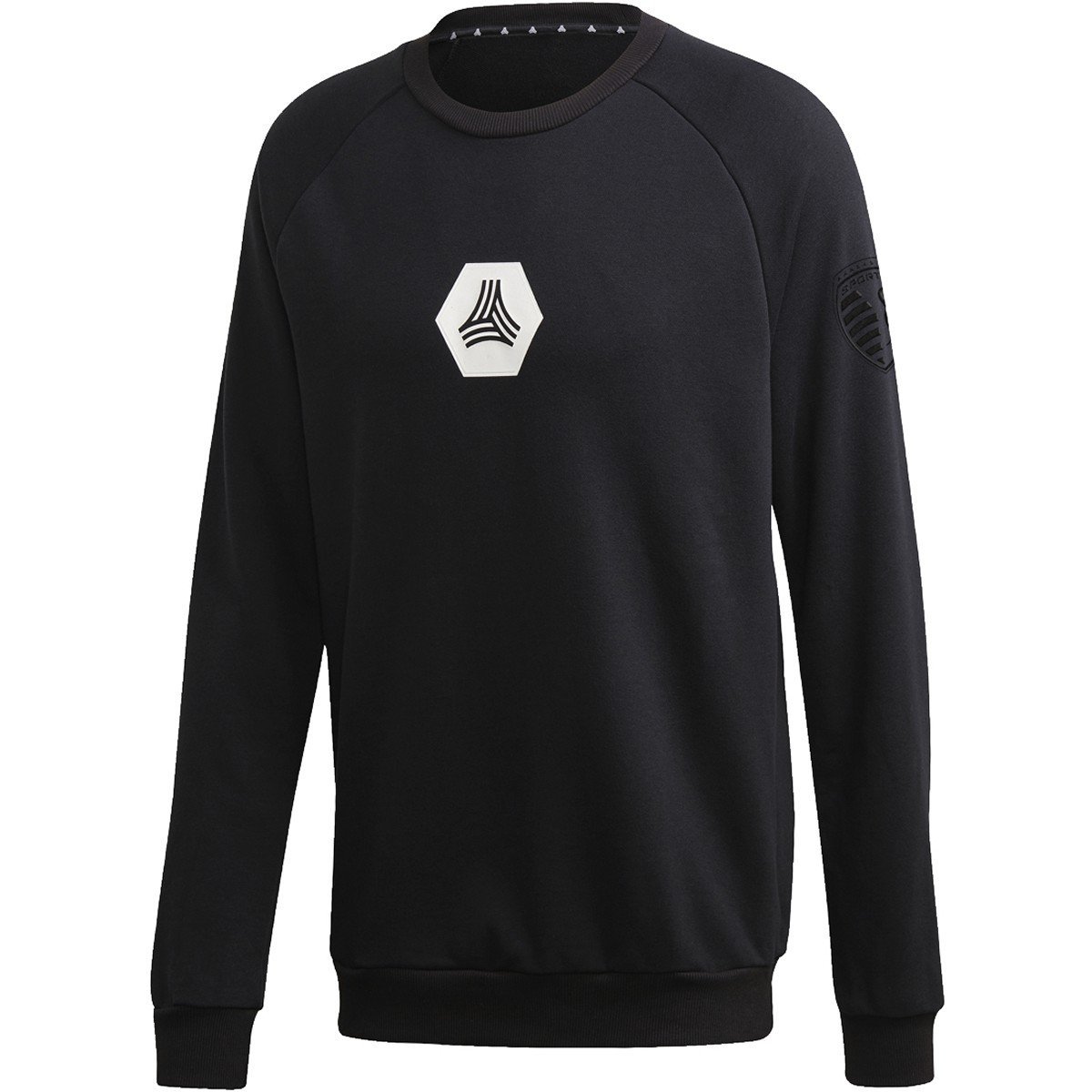 adidas Men's MLS LAFC Tango Crewneck Sweatshirt | GL4960 Sweatshirt Adidas Adult Medium Black/White 