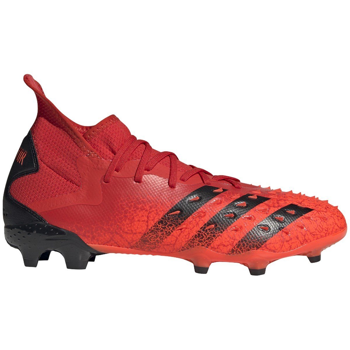 adidas Men&#39;s Predator Freak .2 Firm Ground Soccer Cleats | S24187 Cleats Adidas 6.5 Red/Black/Solar Red 