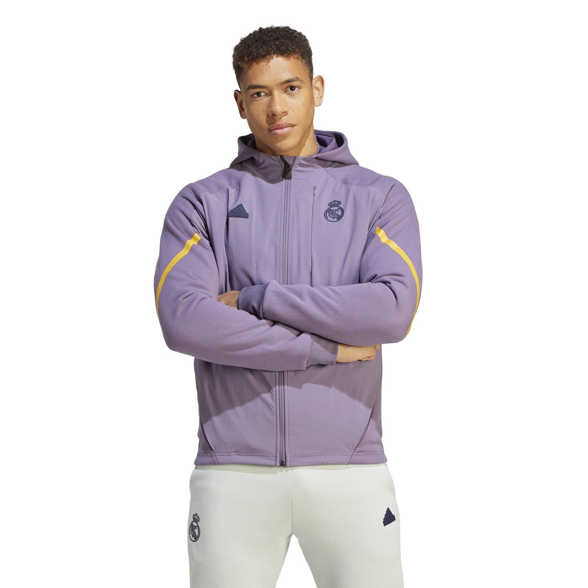 adidas Men's Real Madrid 2023/2024 D4GMD Full Zip Hoodie | HY0635 Jacket Adidas 