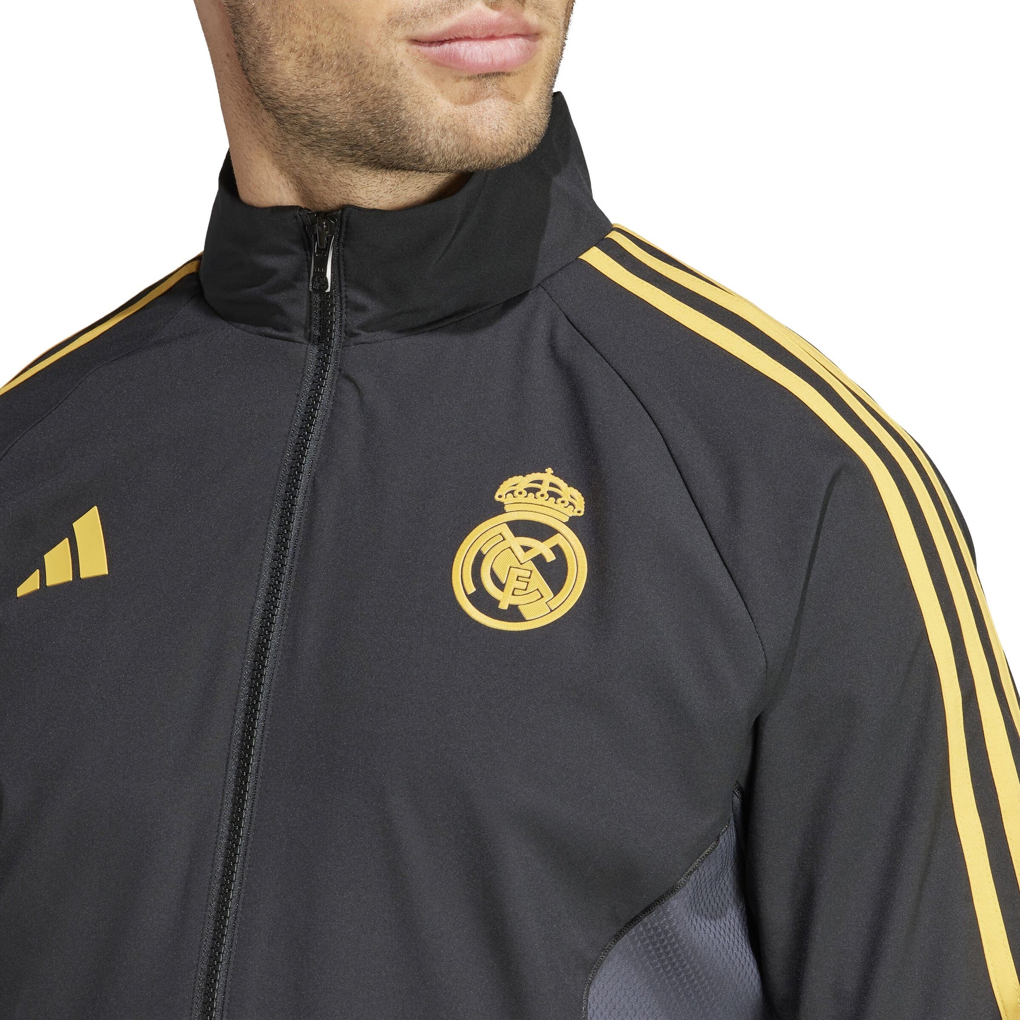 adidas Men's Real Madrid 2023/2024 EU Anthem Jacket | HY0641 Track Jacket Adidas 