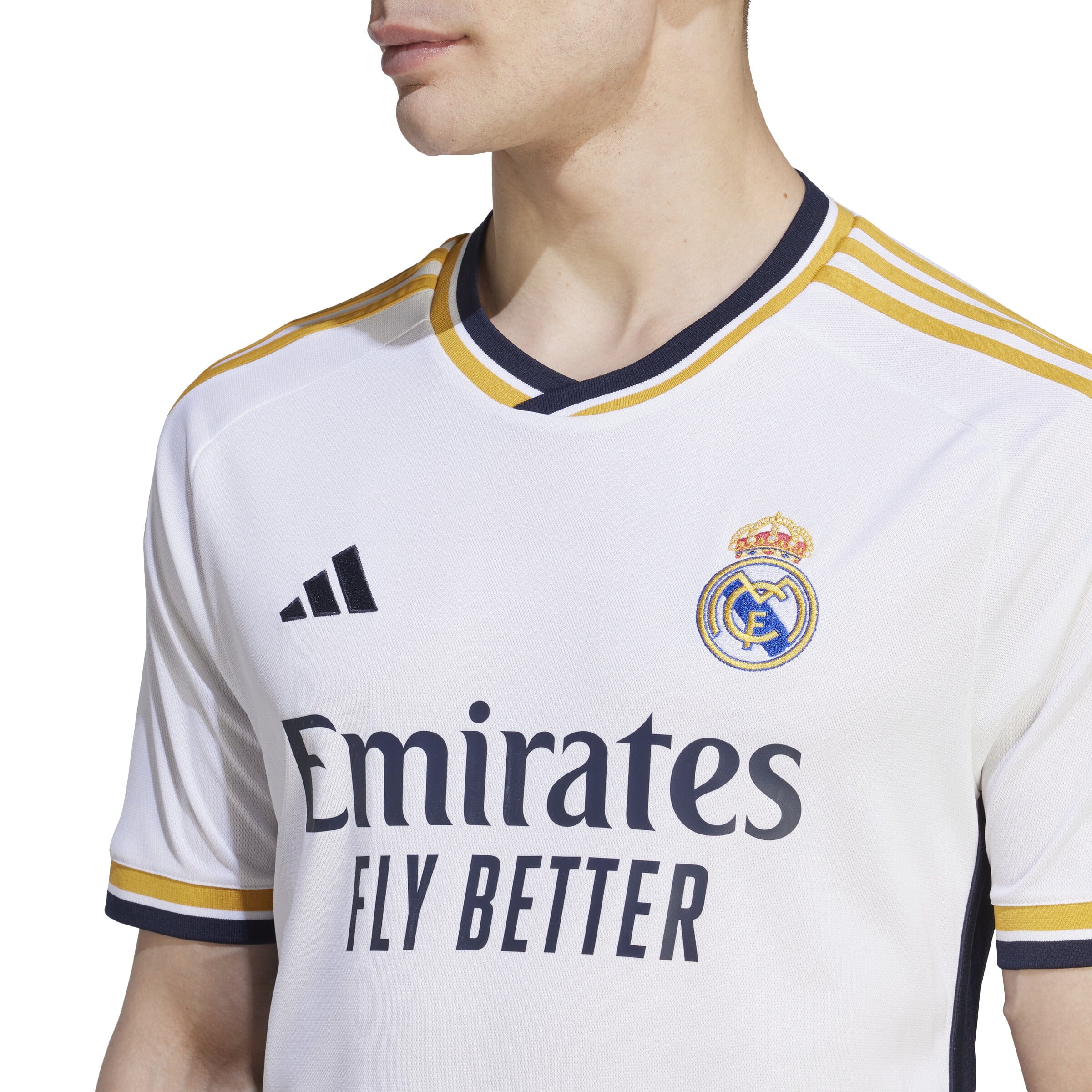 Adidas Real Madrid Home Authentic L/S Jersey