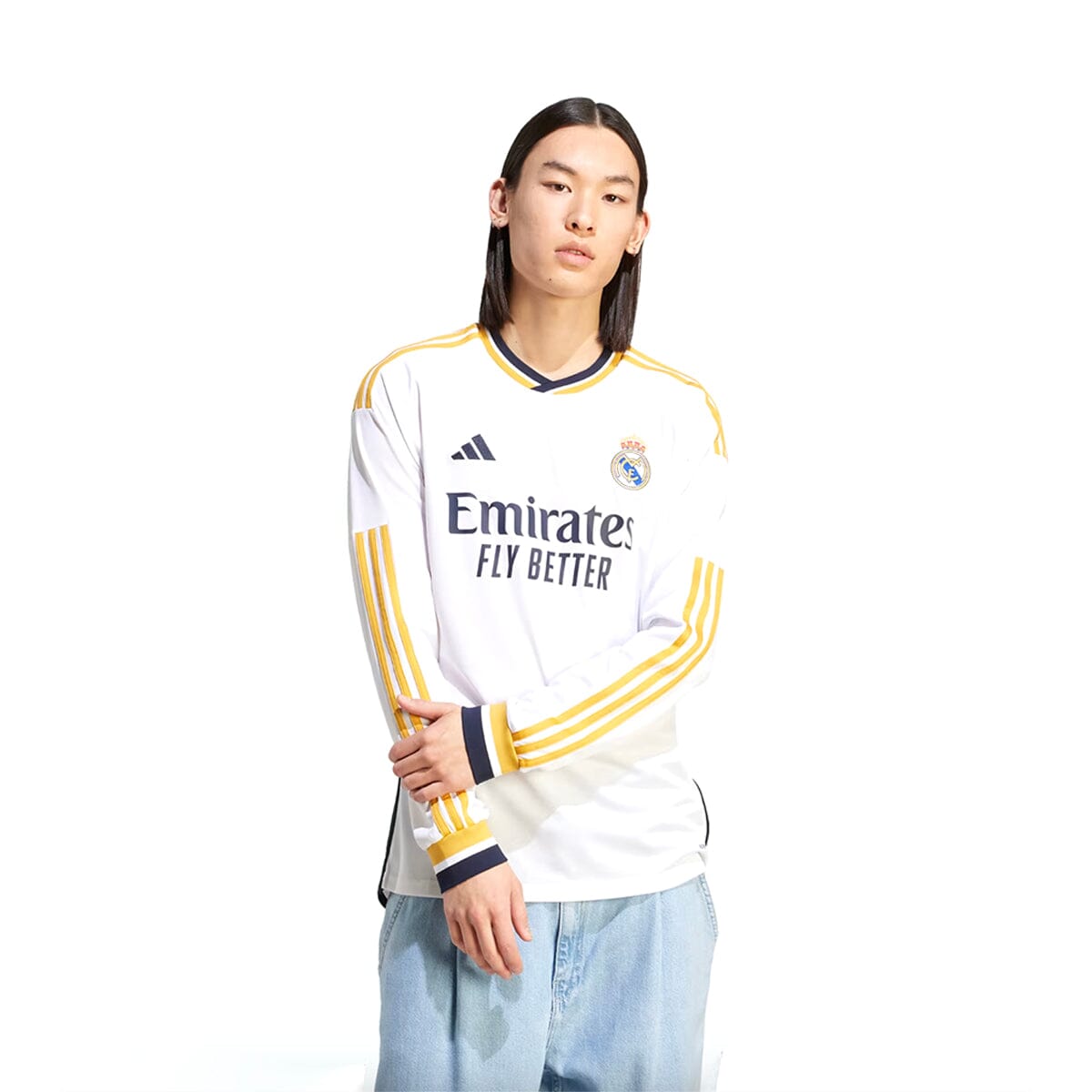 adidas Men's Real Madrid Authentic Home Jersey 2021-22