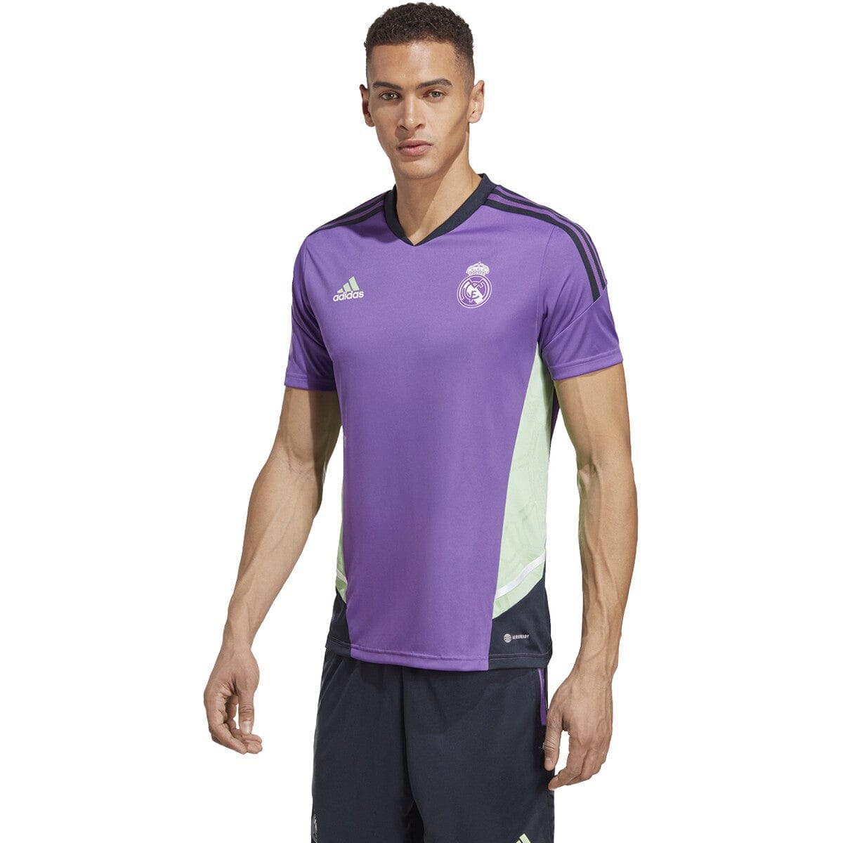 adidas Men&#39;s Real Madrid 22/23 Training Jersey | HT8809 Jersey Adidas Adult Small Active Purple 