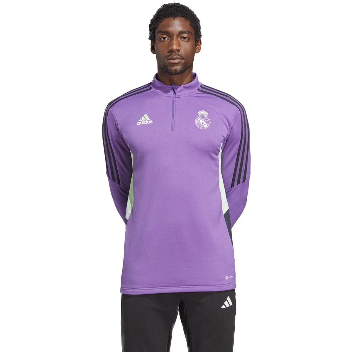 adidas Men&#39;s Real Madrid 22/23 Training Top | HT8803 Training top Adidas Adult Small Active Purple 