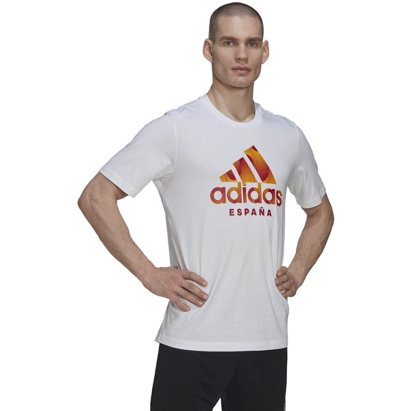 adidas Men&#39;s Spain 2022 Graphic Tee | HE8908 Jersey Adidas Adult Small White 