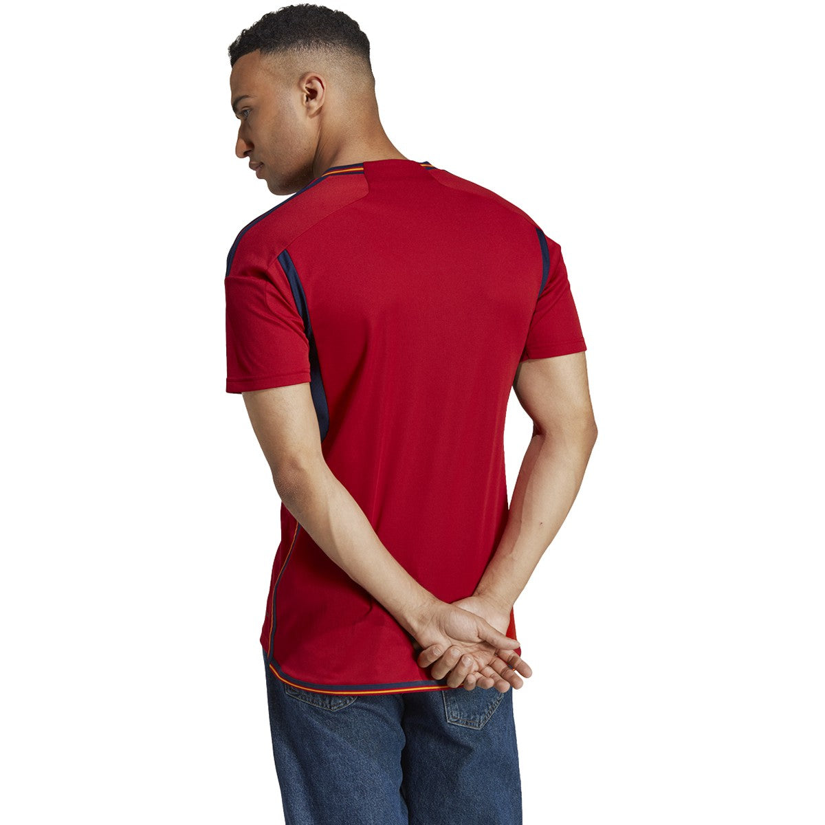 Adidas Men's Shirt - Red - XL