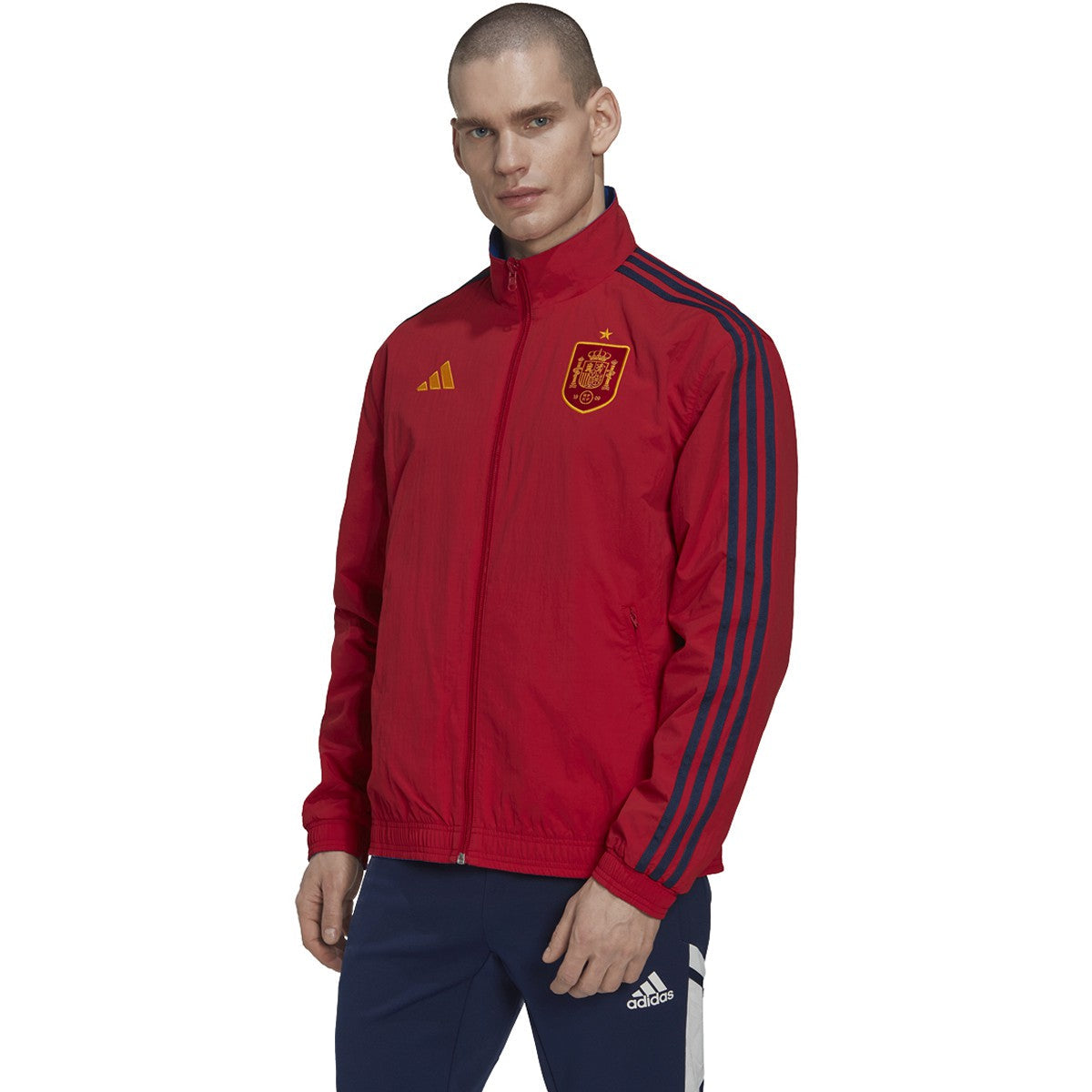 adidas Men's Spain 2022 World Cup Anthem Jacket | HE8920 Track Jacket Adidas 