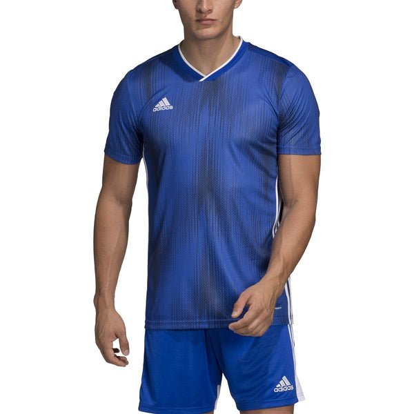 adidas Men&#39;s Tiro 19 Jersey | DP3532 Soccer Apparel adidas XS bold blue/white 