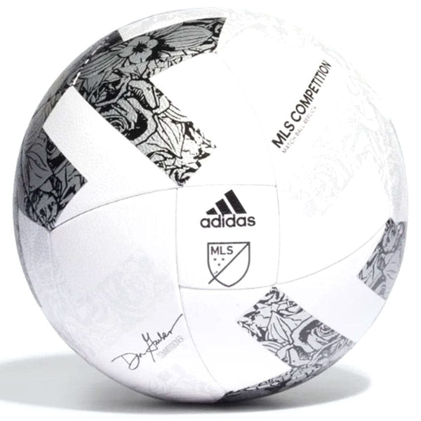 adidas MLS Competition NFHS Ball | H57826 Soccer Ball Adidas 5 White / Silver Metallic / Black 