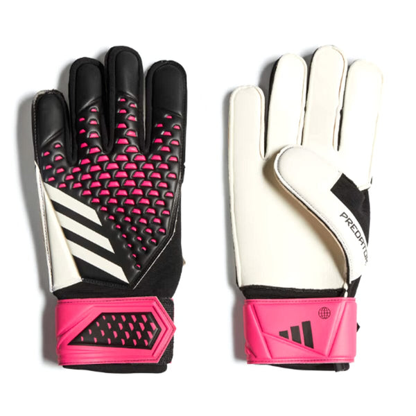 adidas Predator Match Gloves | HN3338 Goalkeeper Gloves Adidas 7 Black / White / Team Shock Pink 