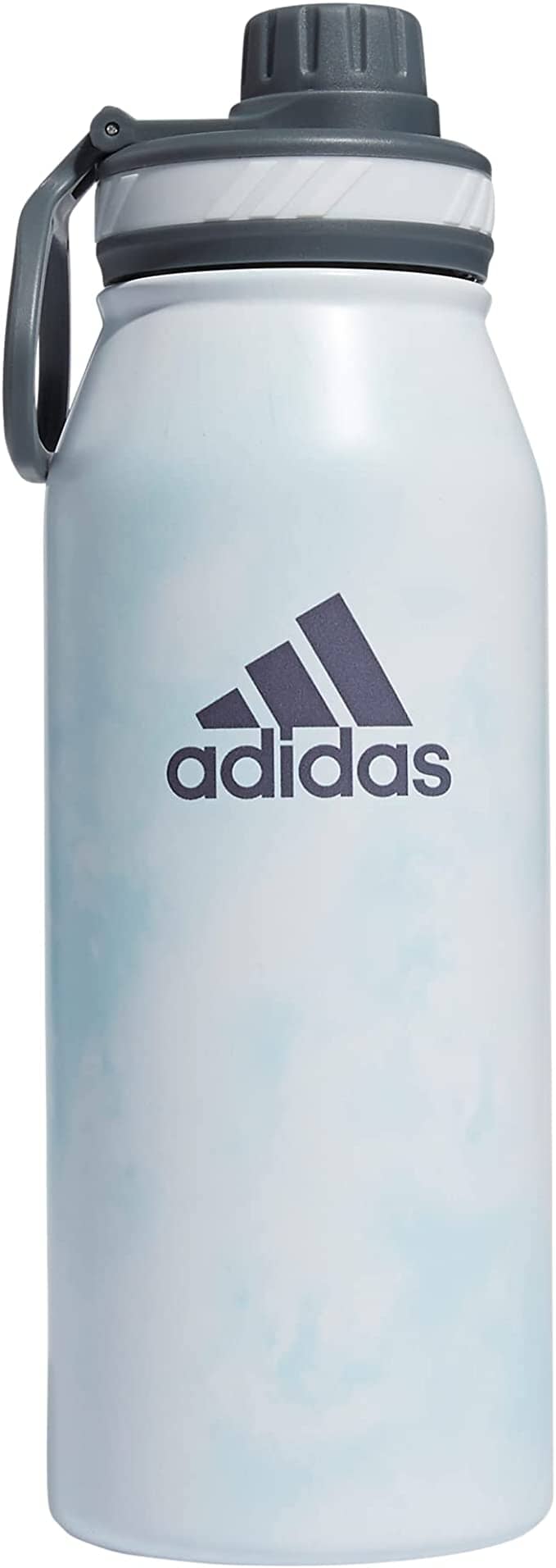 adidas Steel 1L Metal Bottle Water Bottles Adidas OSFA Stone Wash/Blue White/Onix Grey/White 