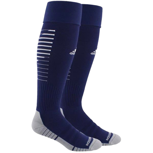 adidas Team Speed II Soccer OTC | 5145739 Socks adidas Small Dark Blue/White/Light Onix 