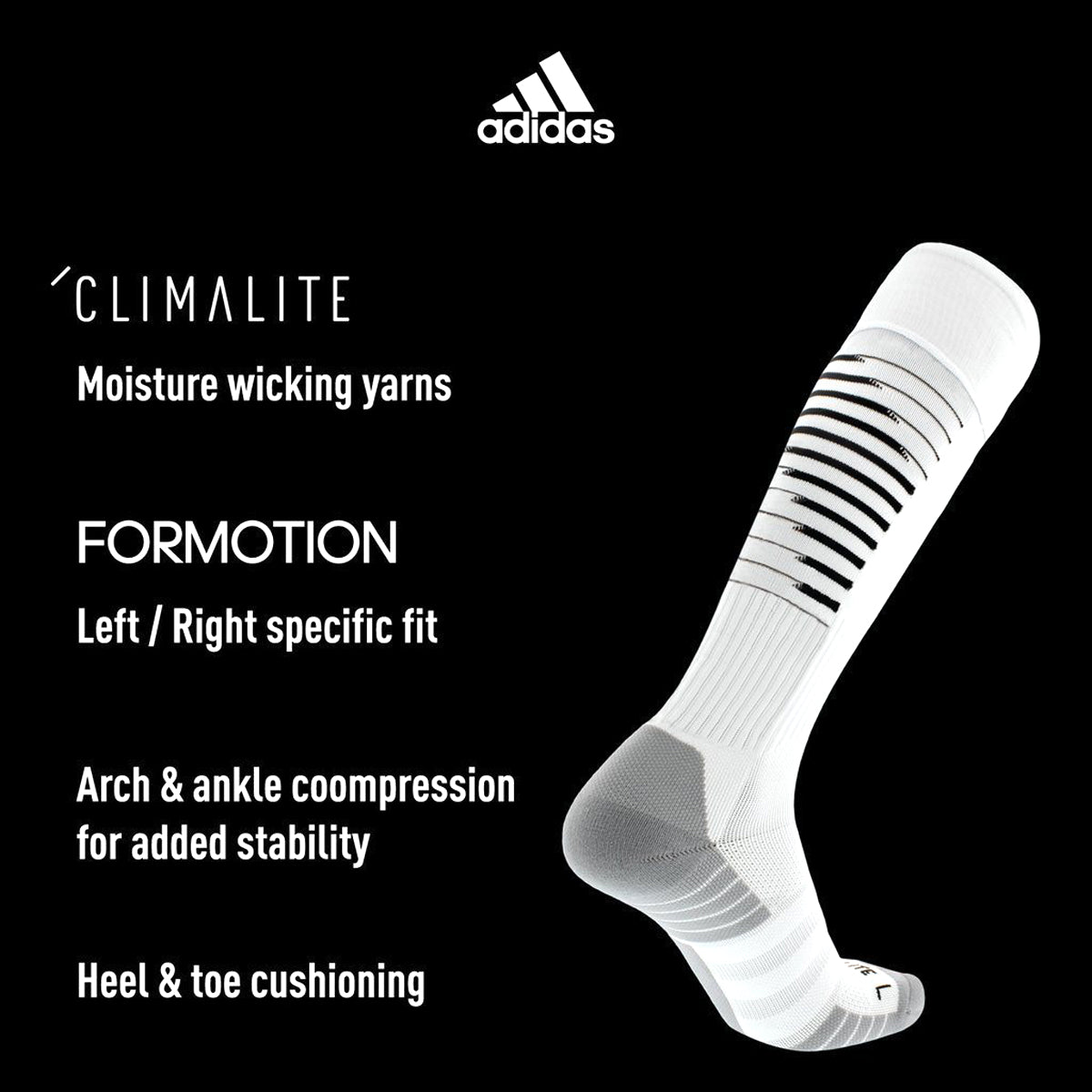 adidas Team Speed II Soccer OTC Sock | CK1871 Socks adidas 