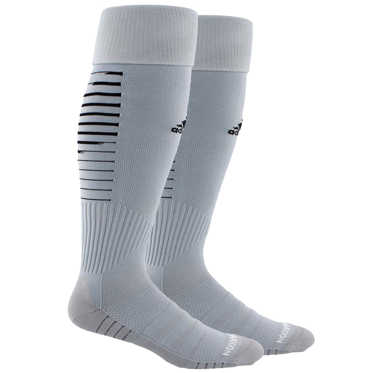 adidas Team Speed II Soccer OTC Sock | CK1871 Socks adidas Small (13C-4Y) light grey/black/light Onix 