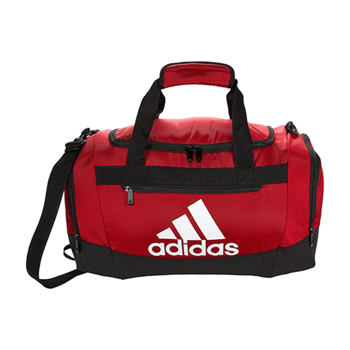 adidas Unisex Defender 4 Small Duffel Bag | 5151679 Bags Adidas One Size Black / Red 