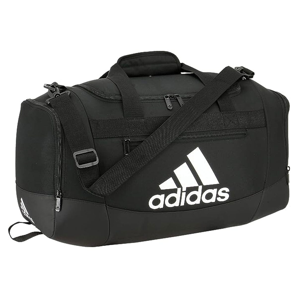 adidas Unisex Defender 4 Small Duffel Bag | 5151679 Bags Adidas One Size Black/White 