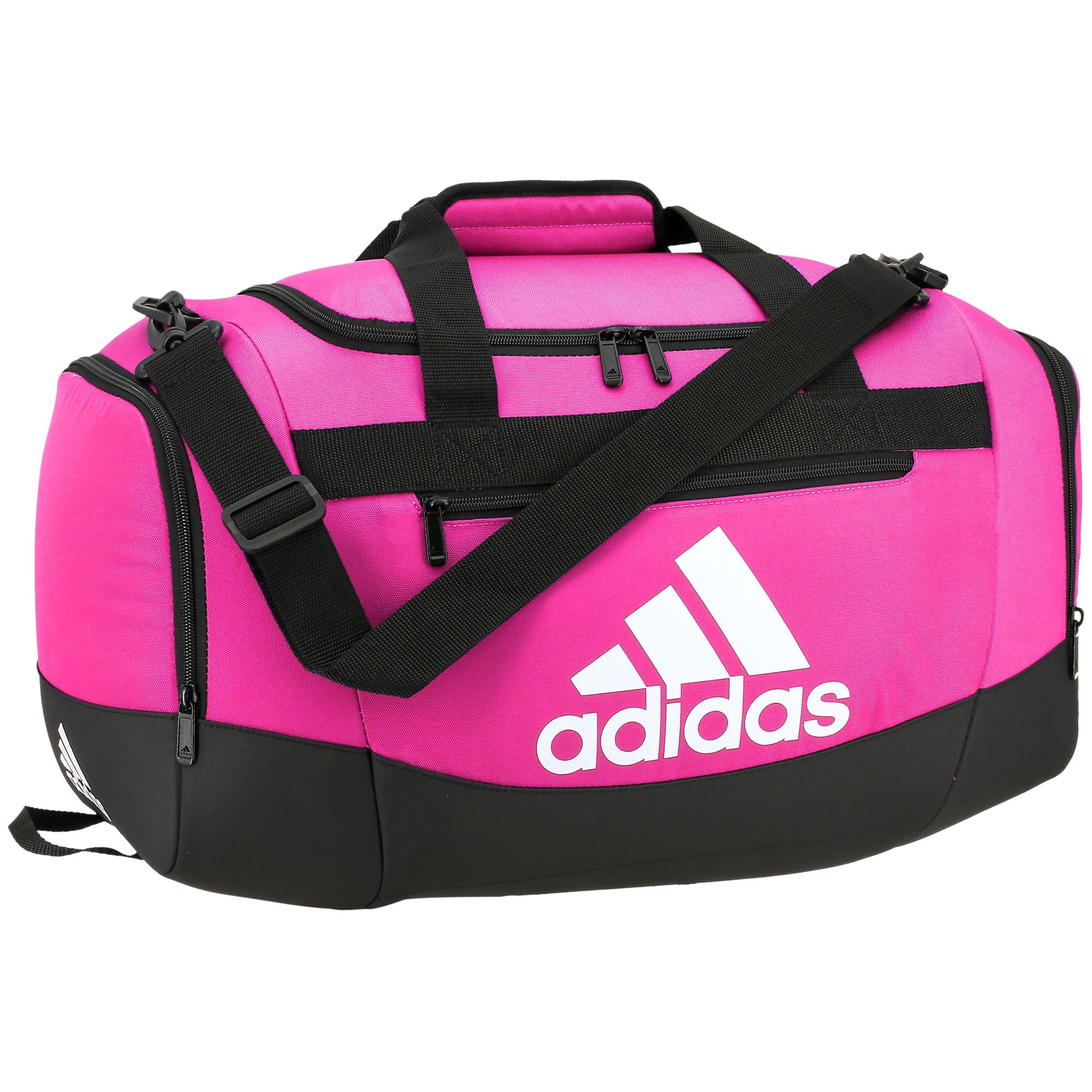 adidas Unisex Defender 4 Small Duffel Bag Bags Adidas One Size Team Shock Pink / Black 