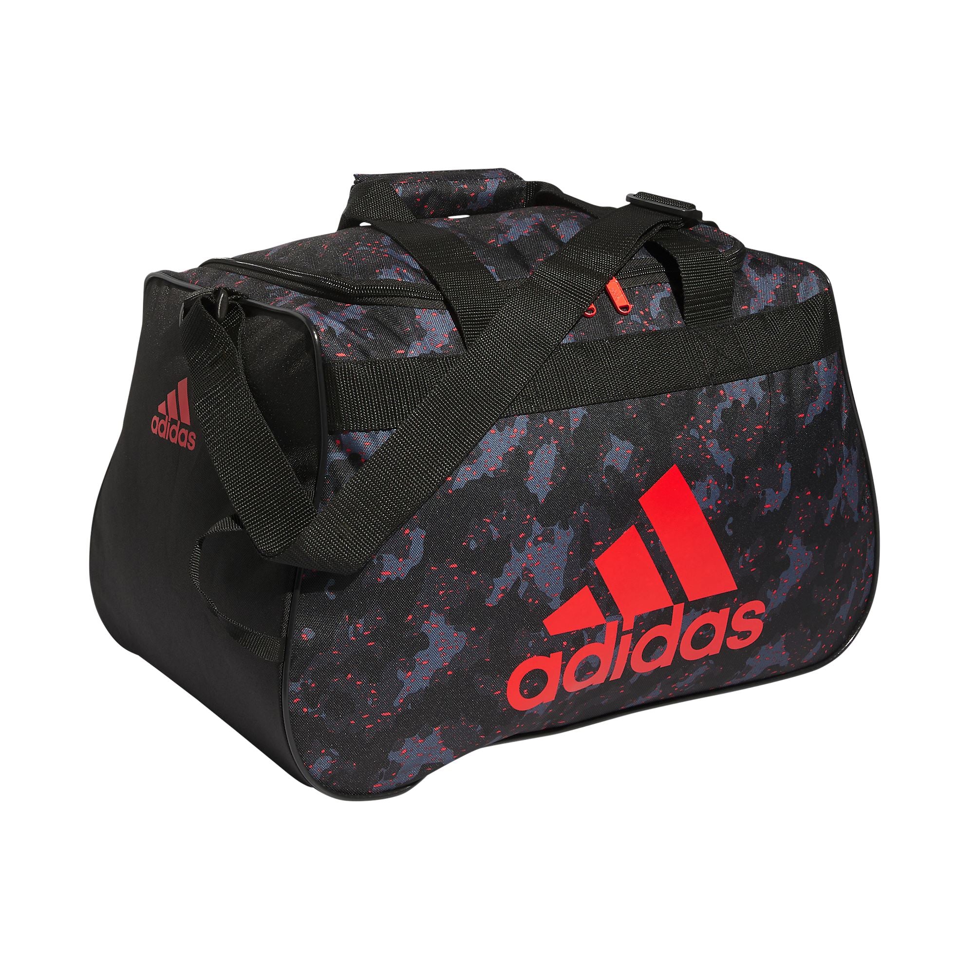 adidas Unisex Diablo Small Duffel Bag Bags Adidas OSFA Bright Red / Black / Camo 