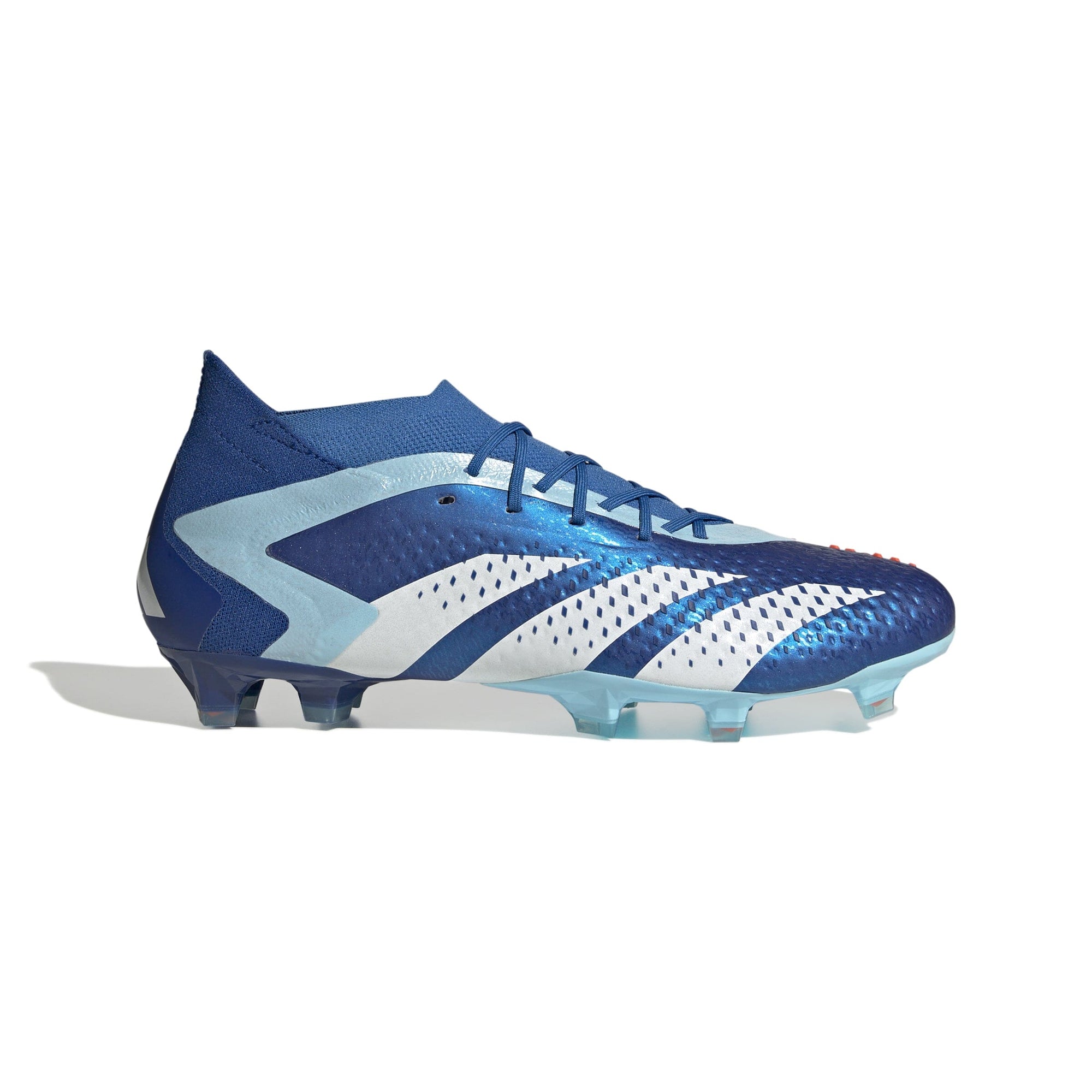 adidas Unisex Predator Accuracy.1 Firm Ground Cleats | GZ0038 Cleats Adidas 8.5 Bright Royal / FTWR White / Bliss Blue 