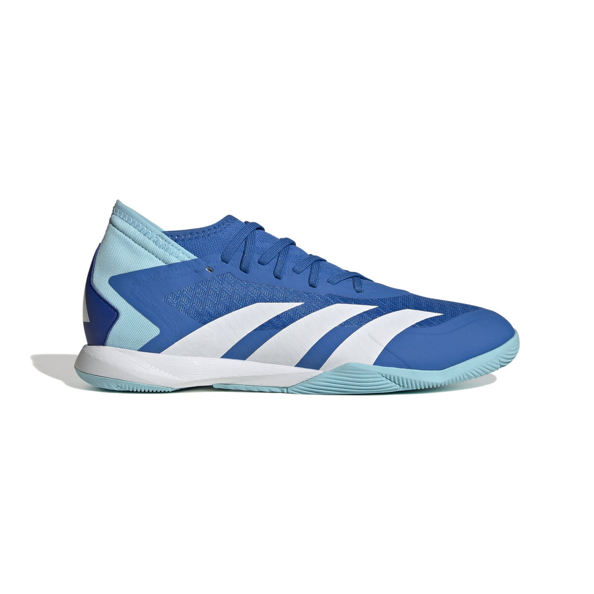 adidas Unisex Predator Accuracy.3 Indoor Shoes | GY9991 Soccer Cleats Adidas 7.5 Bright Royal / FTWR White / Bliss Blue 