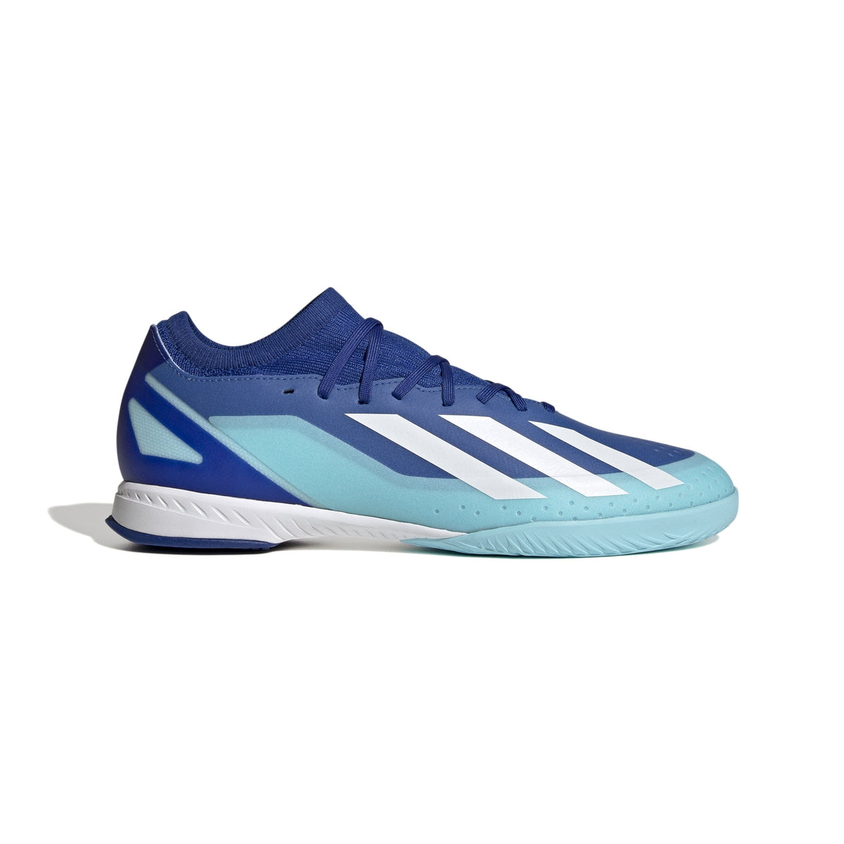 adidas Unisex X Crazyfast.3 Indoor Shoes | ID9341 Soccer Cleats Adidas 1 Bright Royal / FTWR White / Bliss Blue 