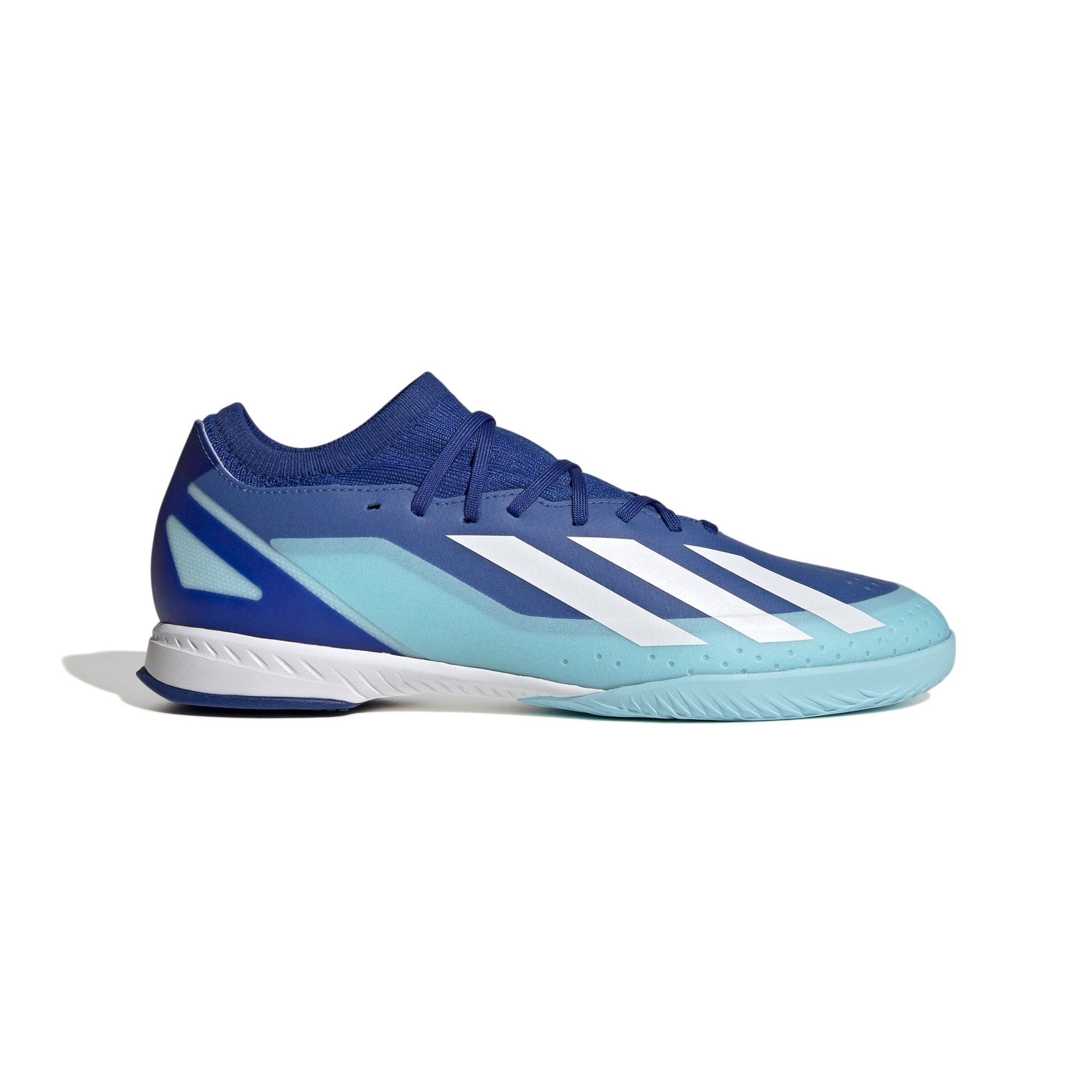 adidas Unisex X Crazyfast.3 Indoor Shoes | ID9341 Soccer Cleats Adidas 1 Bright Royal / FTWR White / Bliss Blue 
