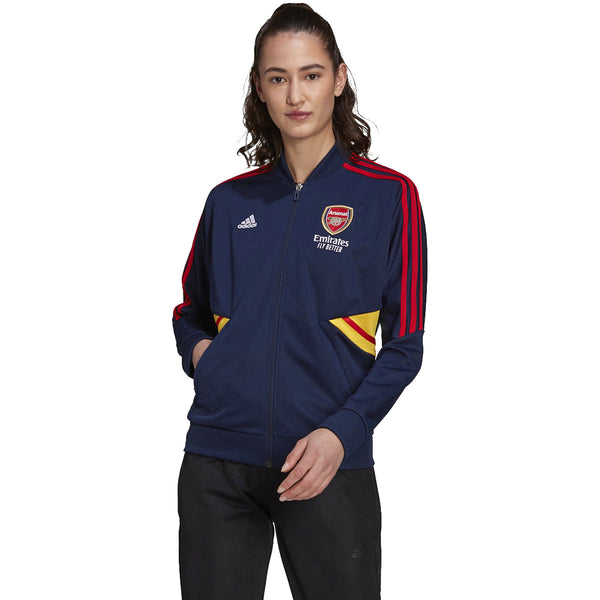 adidas Women&#39;s Arsenal Fc 2022/2023 Track Jacket Womens | HA5284 Track Jacket Adidas Small Collegiate Navy 