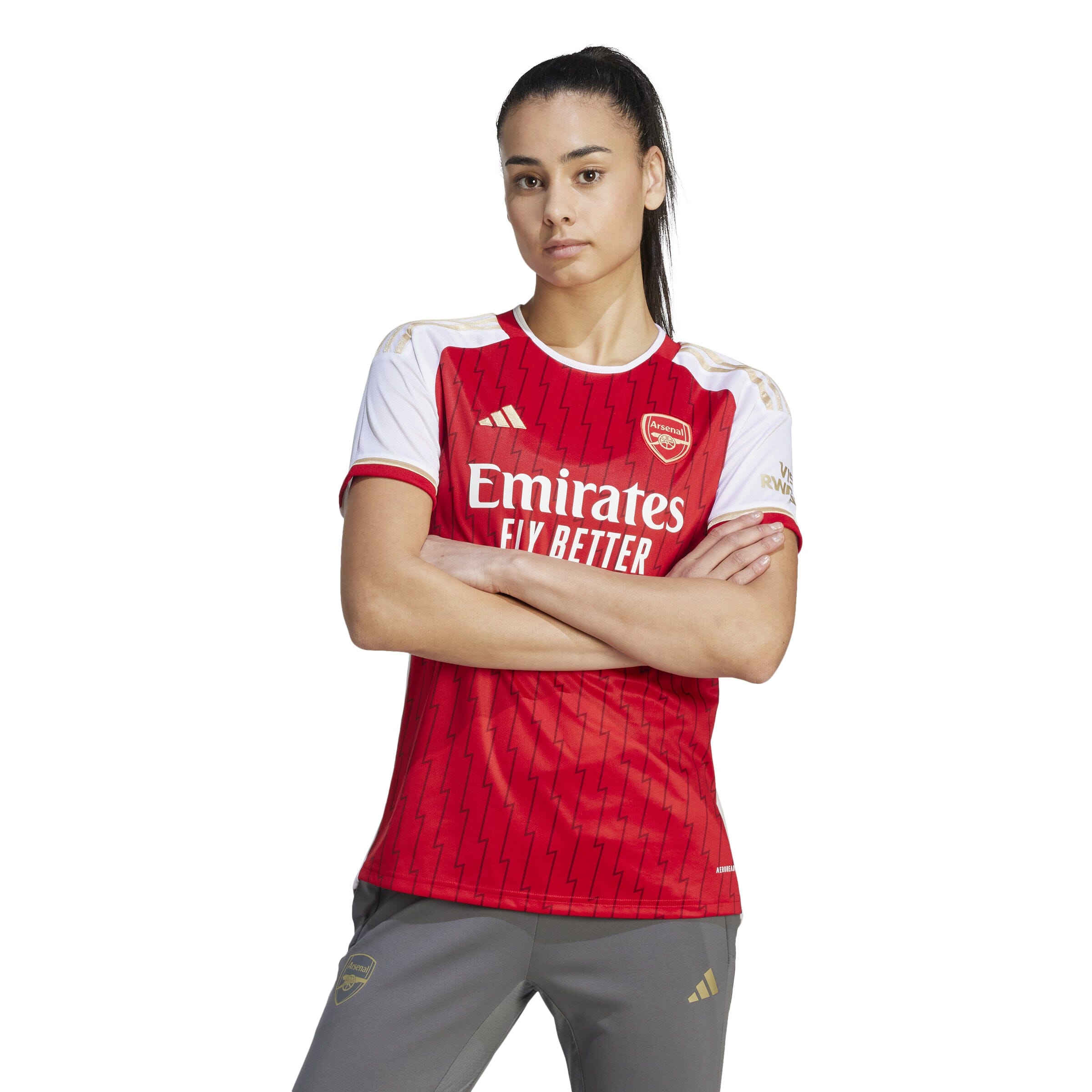 Adidas Arsenal 23/24 Long Sleeve Home Jersey (XL)