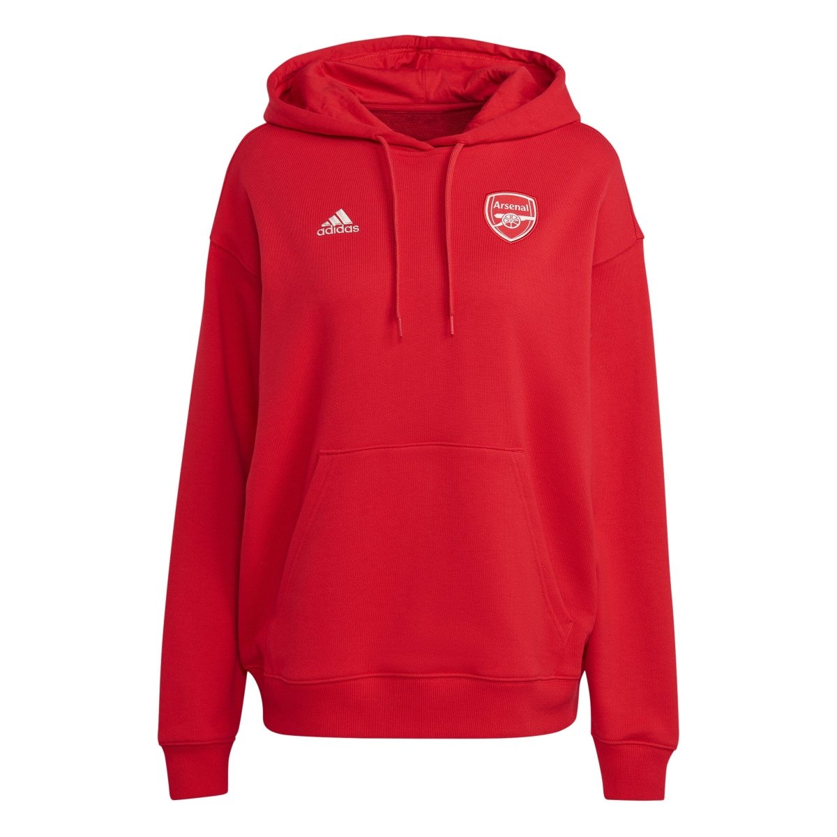 red adidas sweatshirt womens