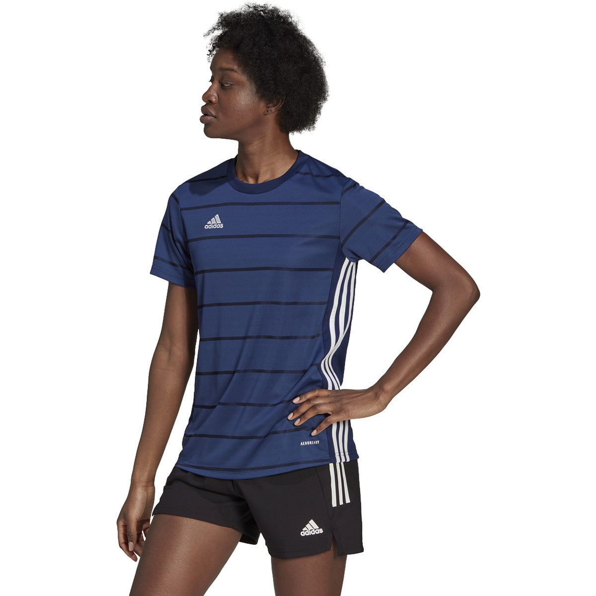 adidas Women&#39;s Campeon 21 Jersey | GN5733 Jersey Adidas X-Small Team Navy Blue / White 