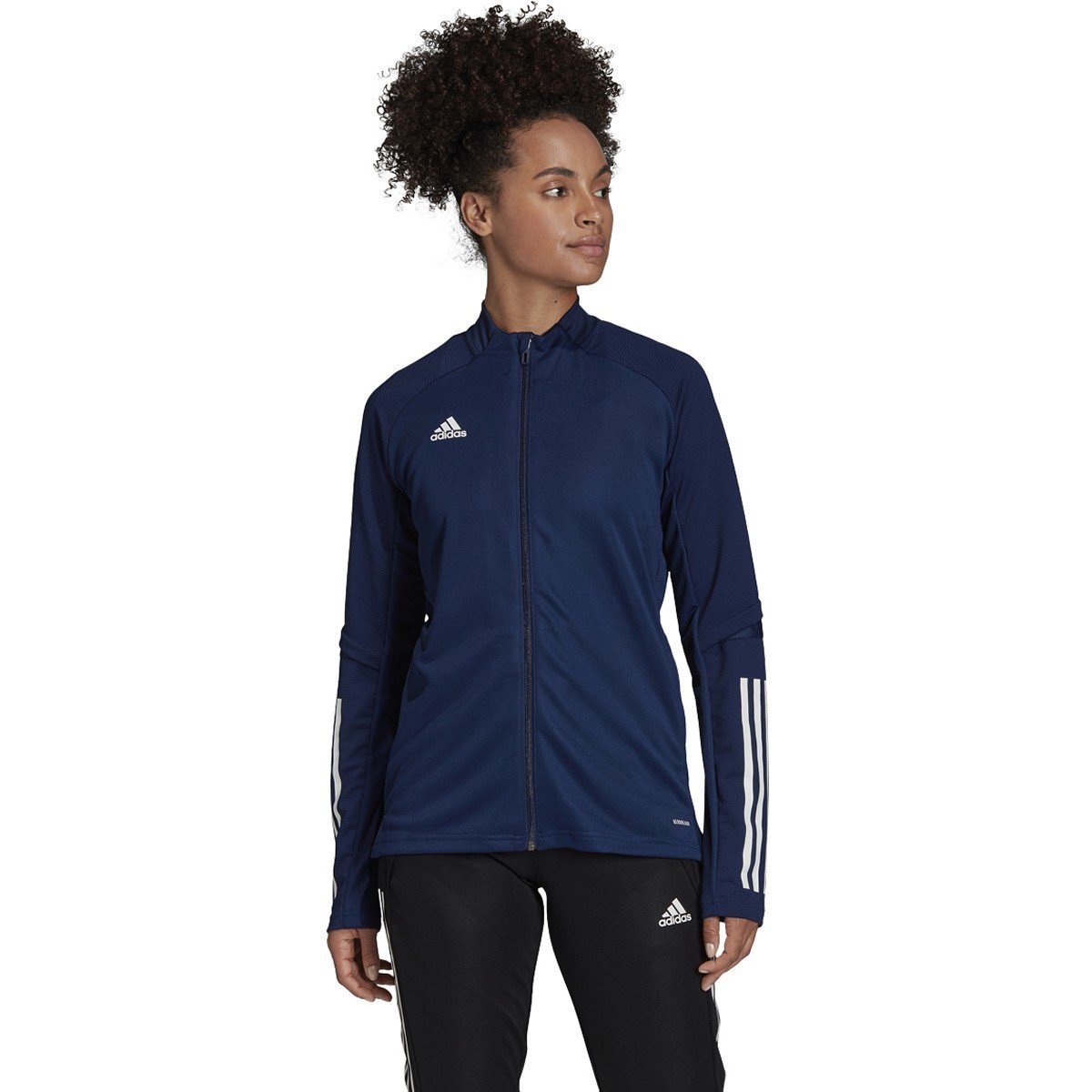 Buy adidas Originals Women Blue Side-Stripes Two-In-One Track Jacket for  Women Online | The Collective