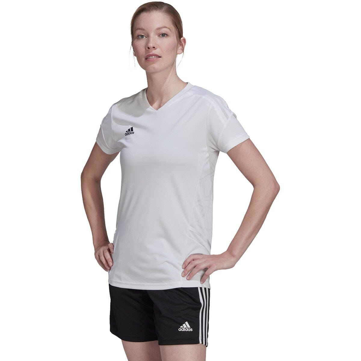 adidas Women's Condivo 22 Soccer Jersey | HD4728 Jersey Adidas Small White 