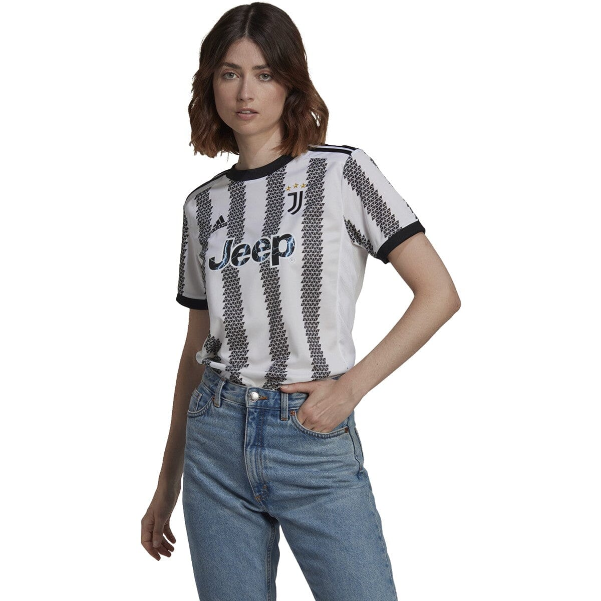 adidas Women's Juventus 22/23 Home Jersey | HB0429 Jersey Adidas Small White / Black 