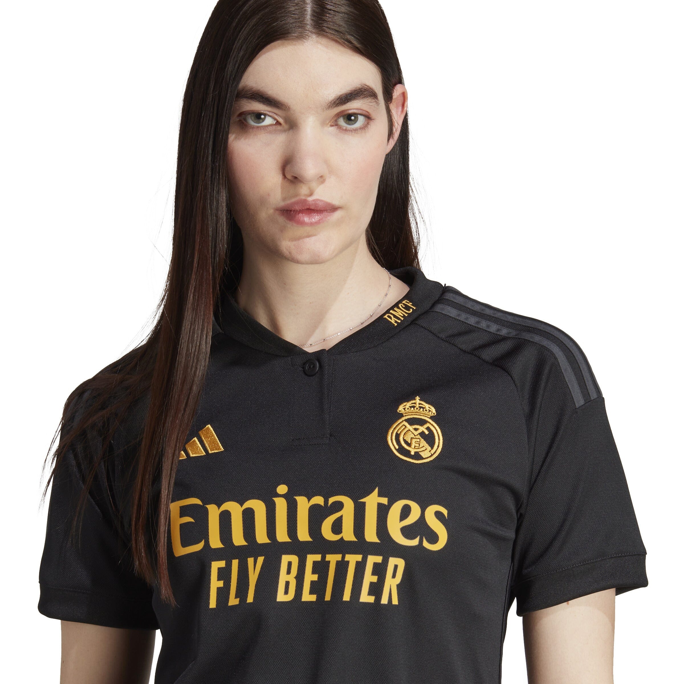  adidas Real Madrid 22/23 Third Jersey Women's, Black, Size L :  Sports & Outdoors