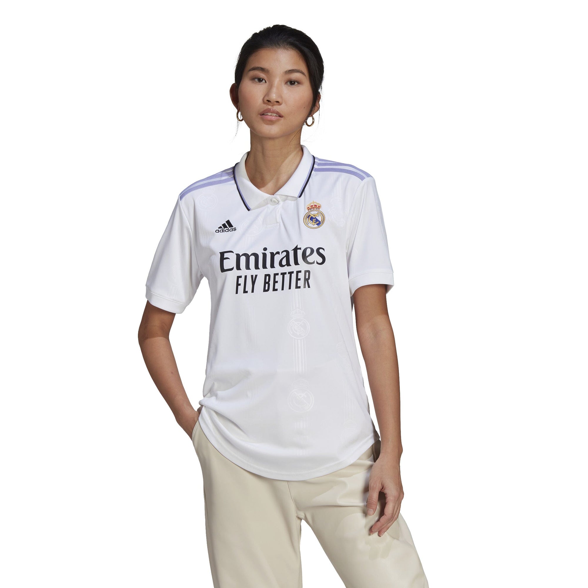 adidas Women's Real Madrid 22/23 Home Jersey | HA2664 Jersey Adidas Small White 