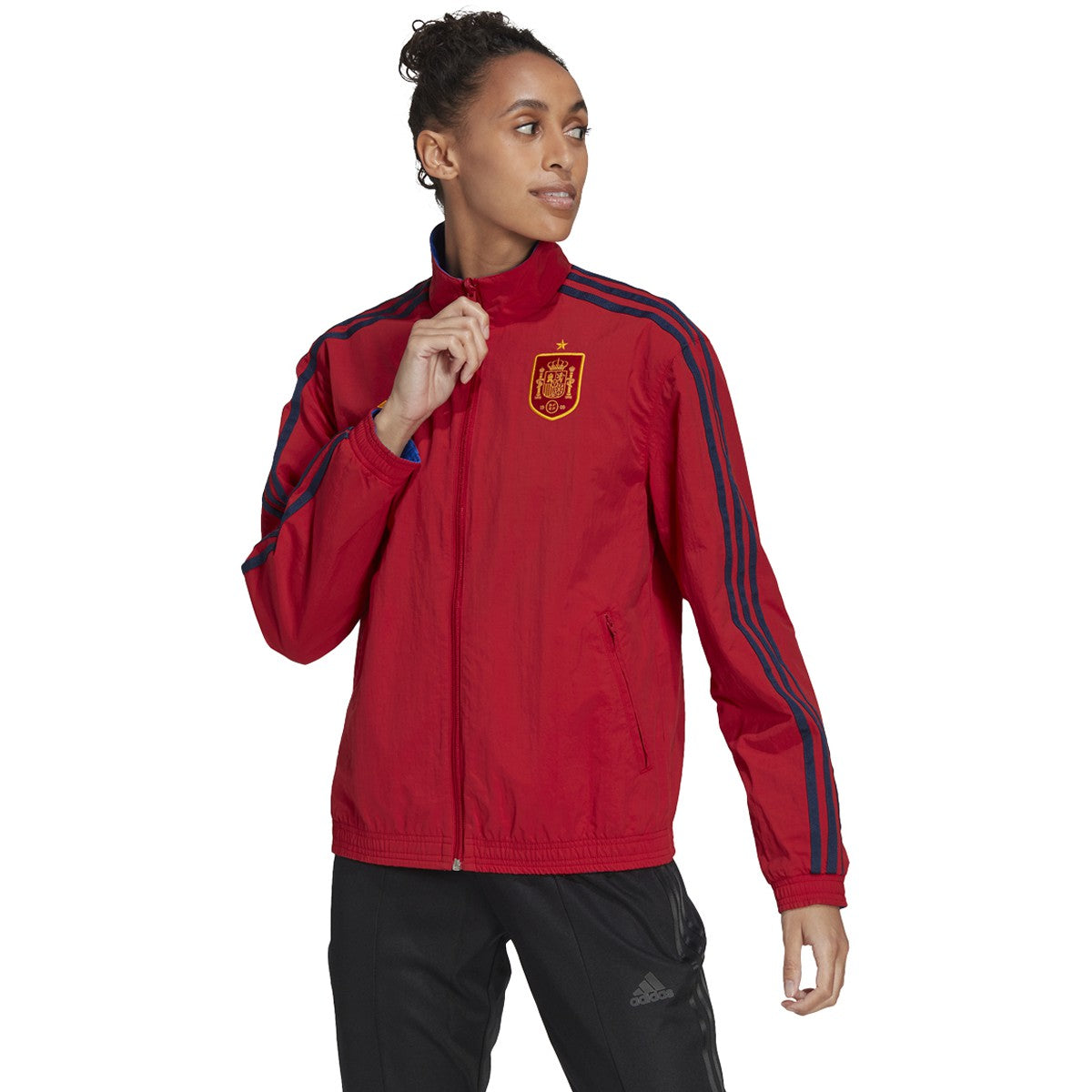 adidas Women's Spain 2022 Cup Anthem Jacket | HE8904