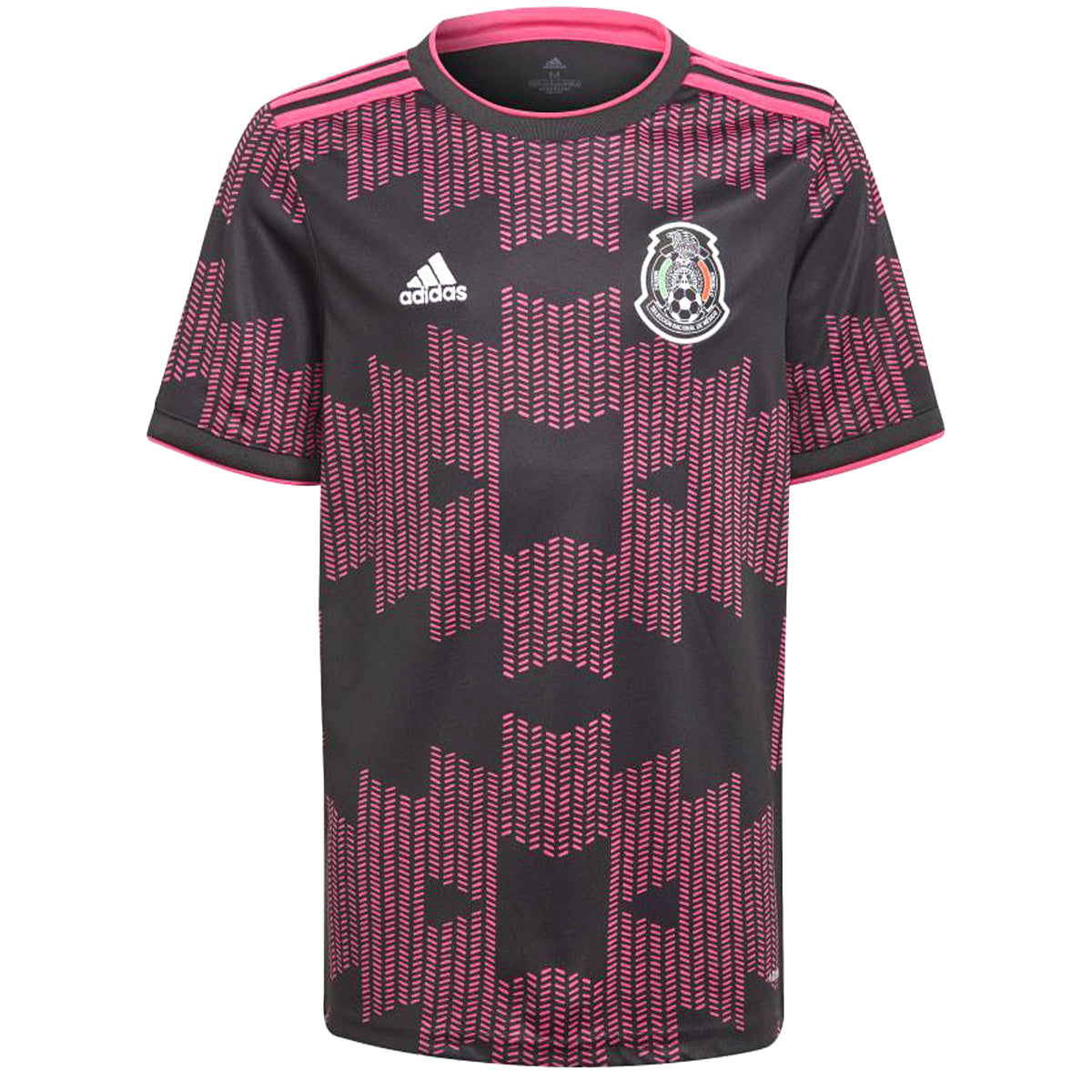 adidas Youth 2020 Mexico Home Replica Jersey | FT9646 Jersey Adidas Youth Medium White/Real Magenta 