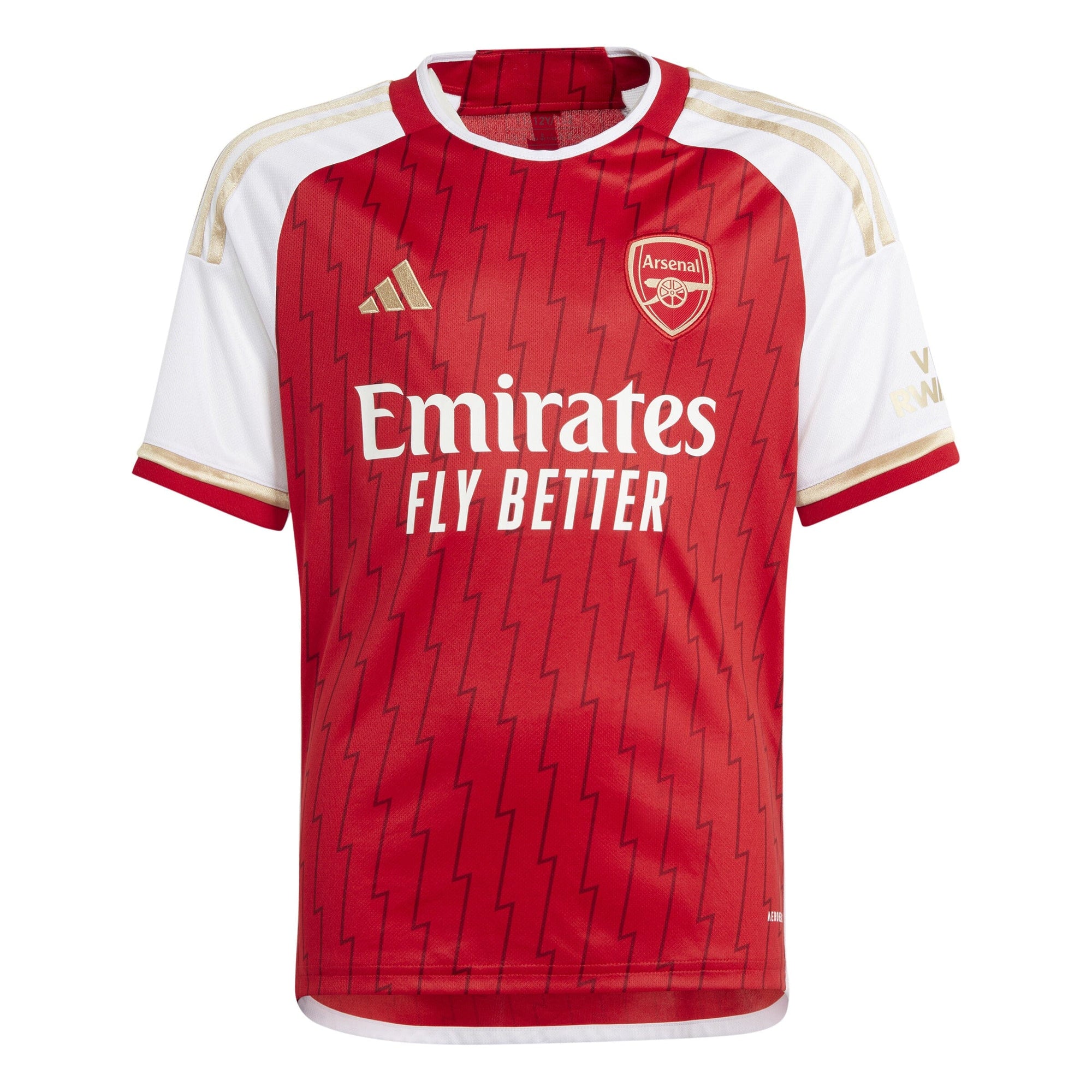 adidas Youth Arsenal FC 23/24 Home Jersey | HZ2133 Jersey Adidas Youth Medium Better Scarlet / White 