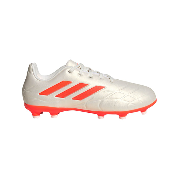 adidas Youth Copa Pure.3 FG Soccer Cleats | HQ8944 Cleats Adidas 11K Off White / Team Solar Orange / Off White 