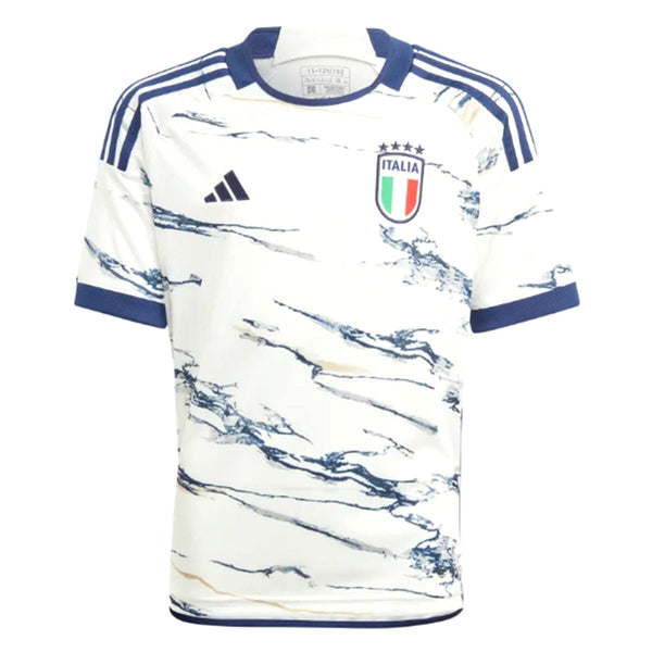 adidas Youth Italy 2023 Away Jersey | HS9885 Jersey Adidas Youth Medium Off White 