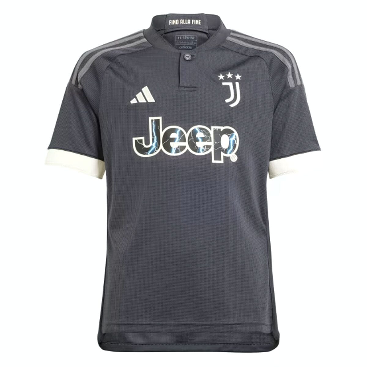 adidas Youth Juventus 23/24 3rd Jersey | HZ7804 Jersey Adidas Youth Medium Carbon / Cream White 