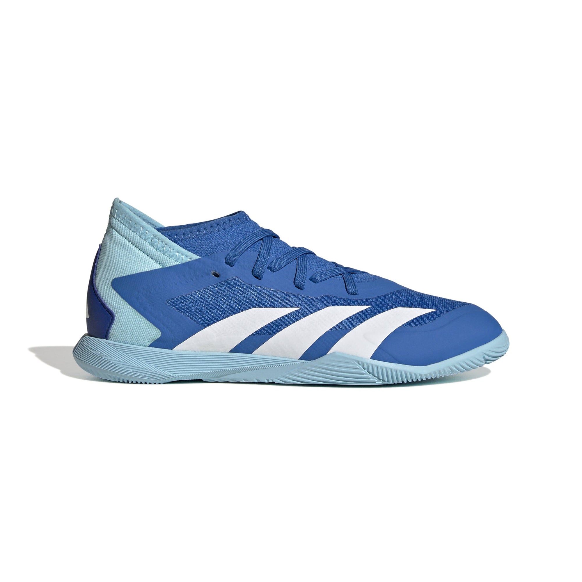 adidas Youth Predator Accuracy.3 Indoor Shoes | IE9448 Soccer Cleats Adidas 1 Bright Royal / FTWR White / Bliss Blue 