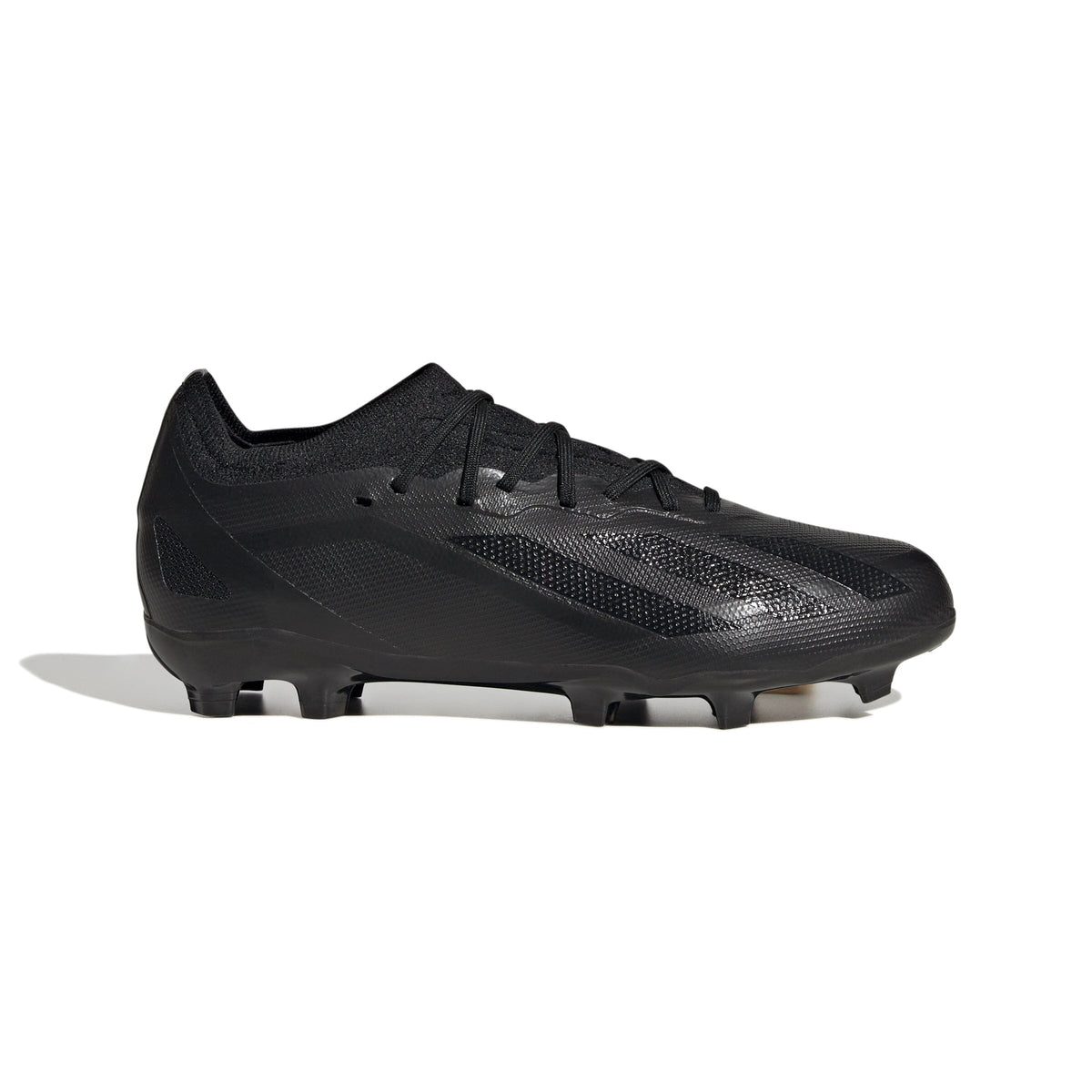 adidas Youth X Crazyfast.1 Firm Ground Cleats | IE6636 Soccer Cleats Adidas 1 Core Black / Core Black / Core Black 