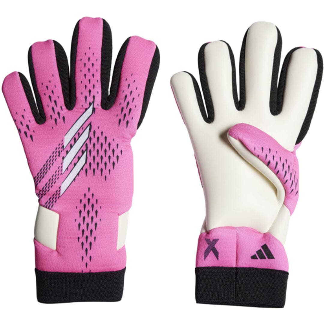 adidas Youth X Glove League | HN5566 Goalkeeper Gloves Adidas 4 Team Shock Pink / White / Black 
