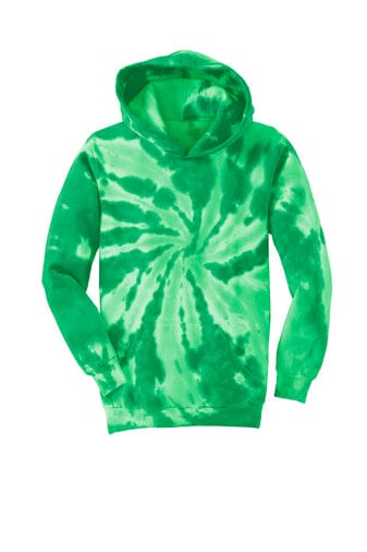 Adult Tie-Dye Pullover Hooded Sweatshirt Shirts & Tops The Tie Due Clothing Co. Small Kelly 