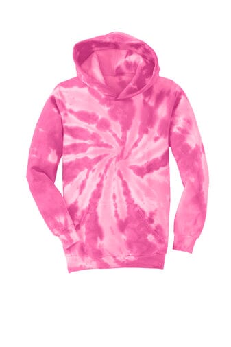 Adult Tie-Dye Pullover Hooded Sweatshirt Shirts & Tops The Tie Due Clothing Co. Small Pink 