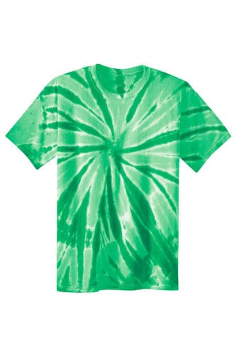 Adult Tie-Dye Tee Port & Company Small Kelly 