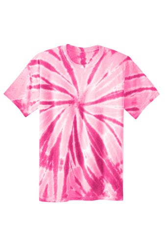 Adult Tie-Dye Tee Port & Company Small Pink 