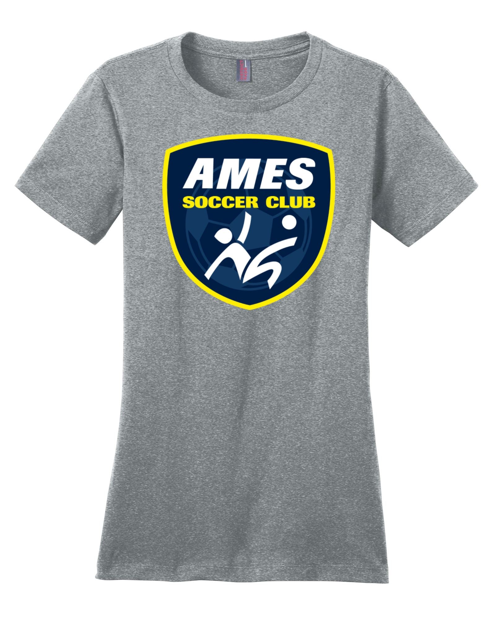 Ames Soccer Club | Women's T-shirt T-Shirt Gildan Womens Small Sport Grey 